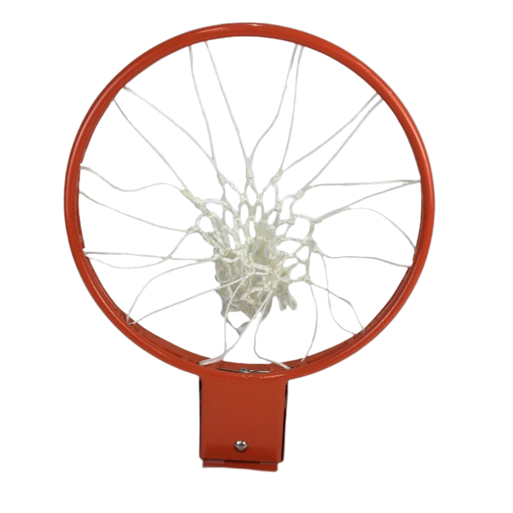 Wall Mount Breakaway Orange Heavy Duty Flex Basketball Rim With Net NEW