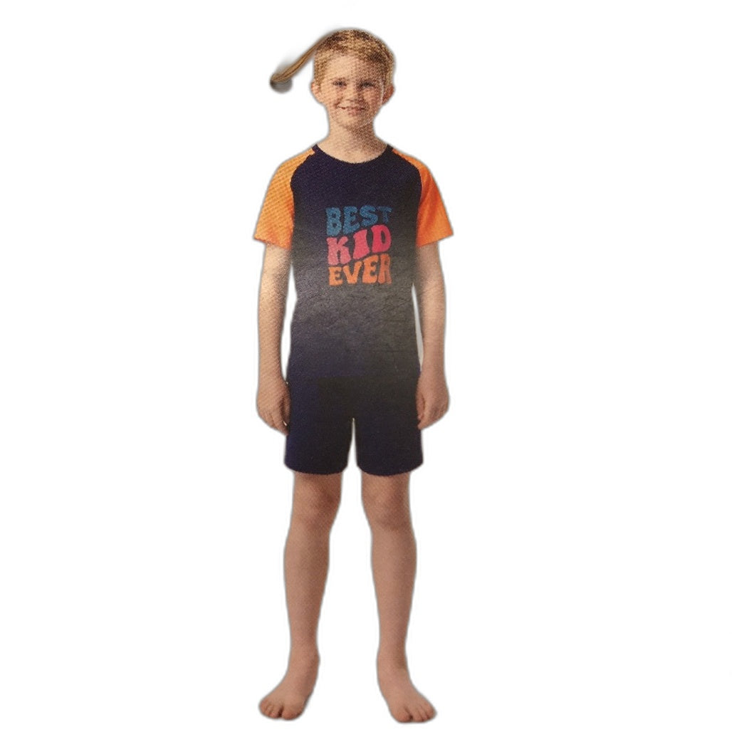 Lily & Dan Twin Pack "Best Kid Ever" Childrens PJ Set Boys Size 8 NEW
