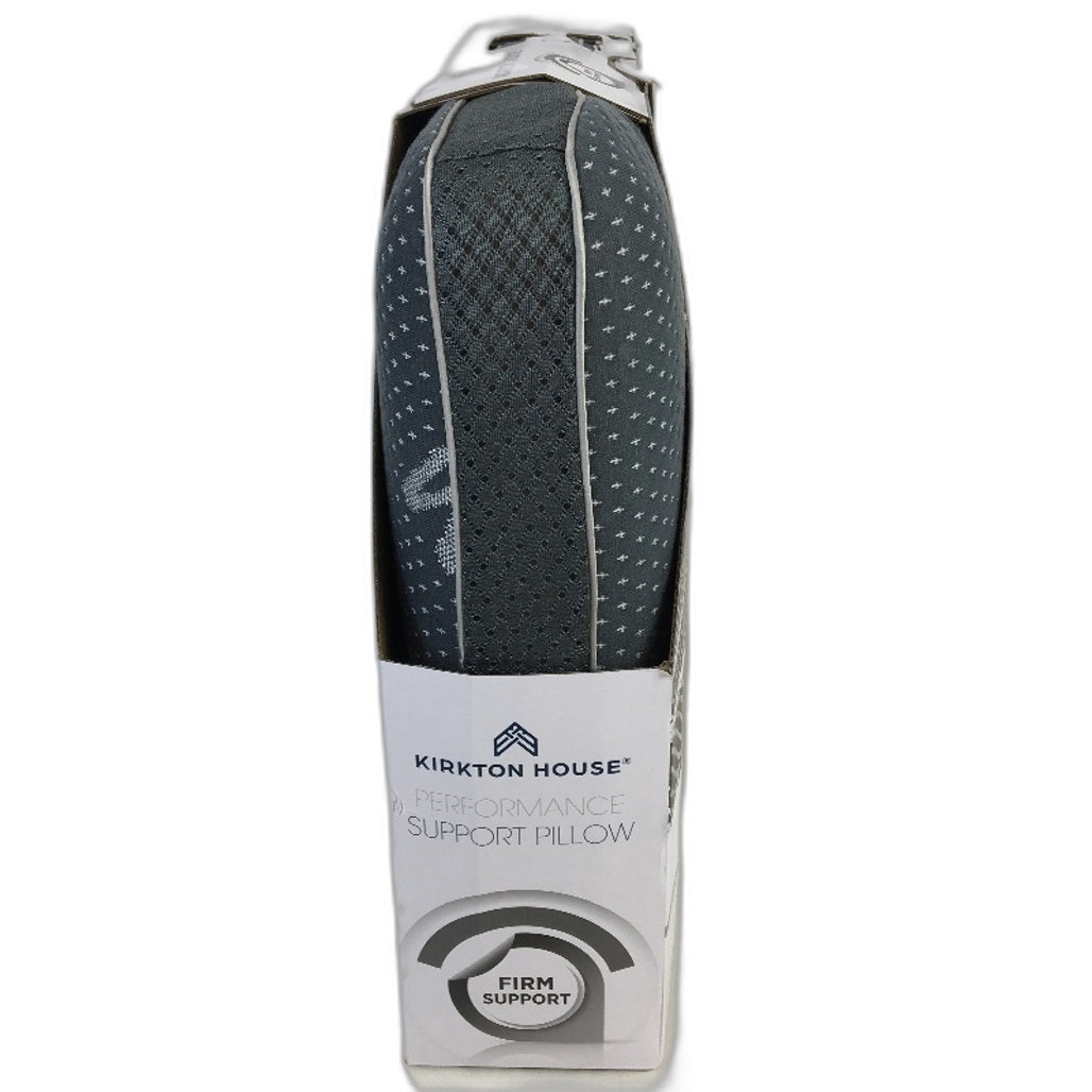 Kirkton House Grey Side Sleeper Performance FIRM Support Pillow NEW