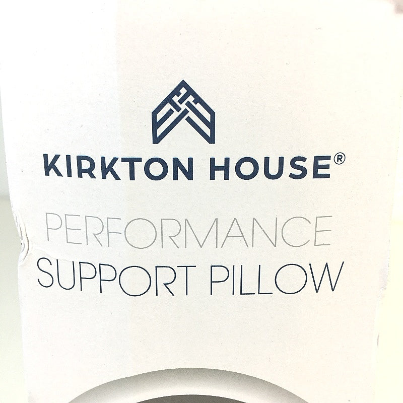 Kirkton House Grey Side Sleeper Performance FIRM Support Pillow NEW