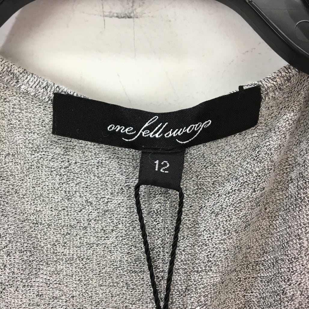 One Fell Swoop Alex Wrap Grey Marle 3/14 Maxi Dress Ladies Size AU 12 NEW