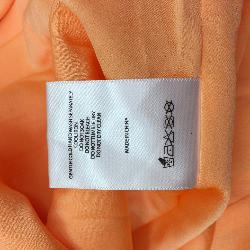 White Fox Long Island Peach Orange Double Breasted Blazer Dress Ladies Sz S NEW