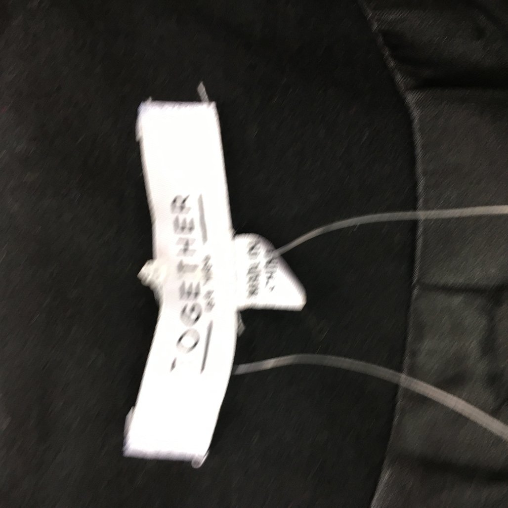 Together Button Up Front Zip Pocket Black Lapel Coat Ladies Size UK 18 NEW