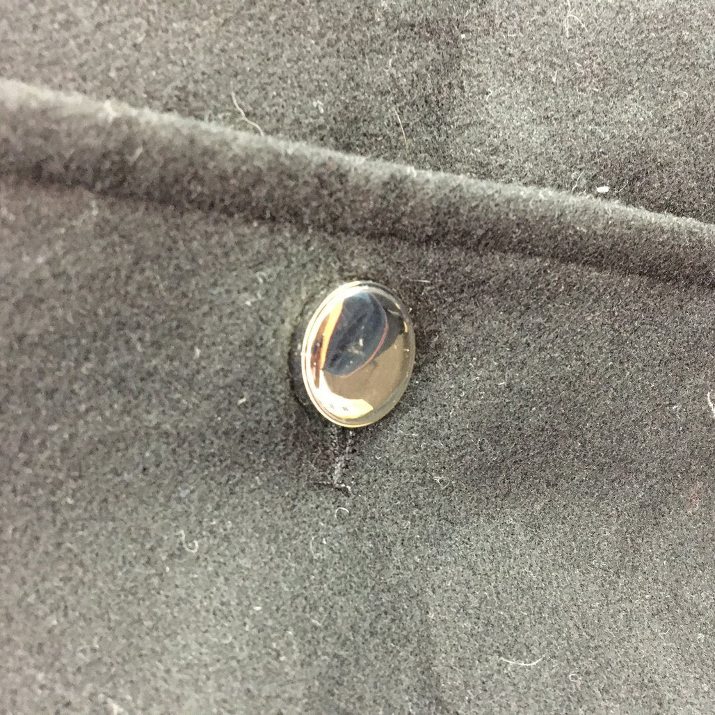 Together Button Up Front Zip Pocket Black Lapel Coat Ladies Size UK 18 NEW