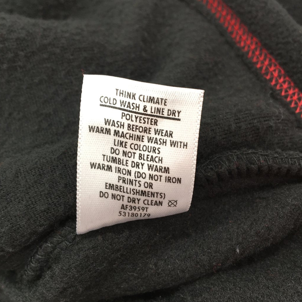 AFL Essendon Bombers Quarter Zip Black/Red Polar Fleece Ladies Size AU 14 NEW