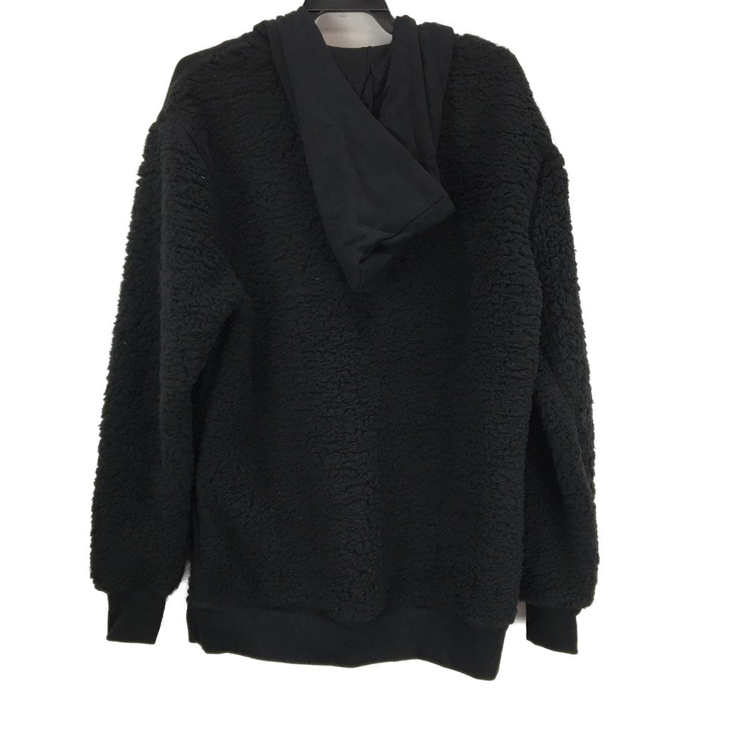 AFL Essendon Bombers Quarter Zip Black Polar Fleece Mens Size Medium NEW