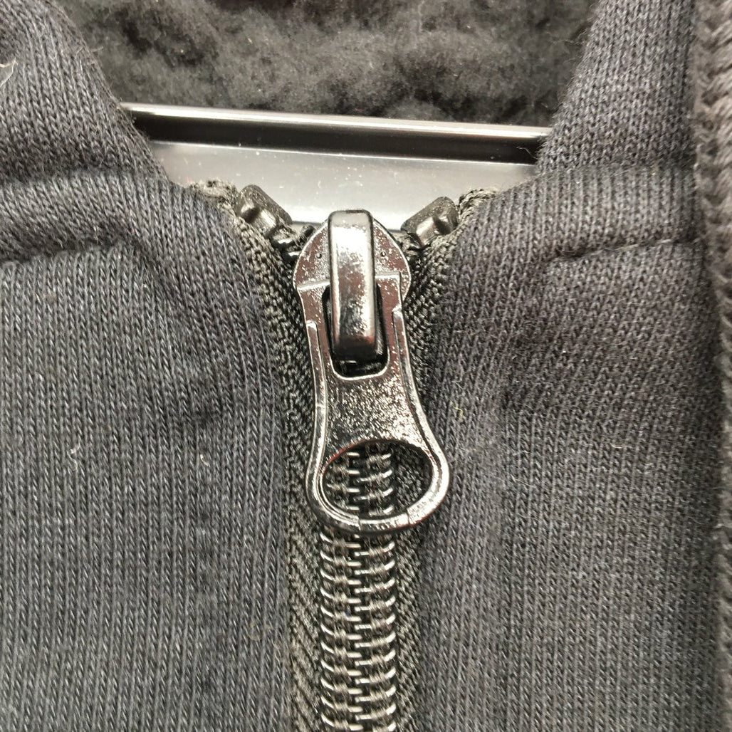 AFL Essendon Bombers Quarter Zip Black Polar Fleece Mens Size Medium NEW