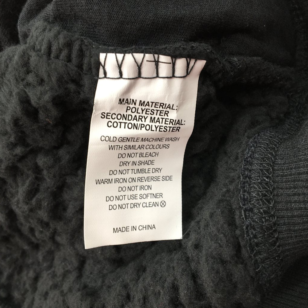 AFL Essendon Bombers Quarter Zip Black Polar Fleece Mens Size Medium NEW