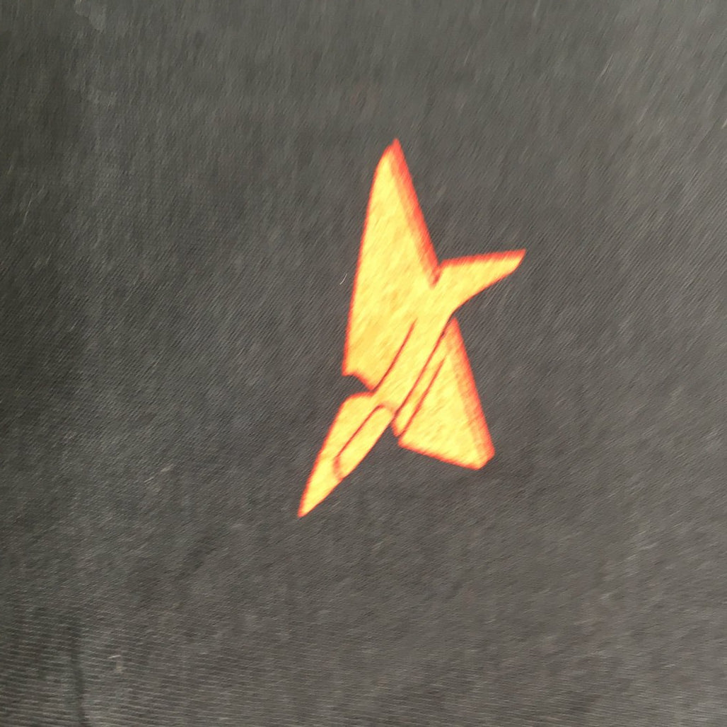 AFL Essendon Bombers #MightyBomber Black Text Graphic Tee Youth Sz Medium NEW