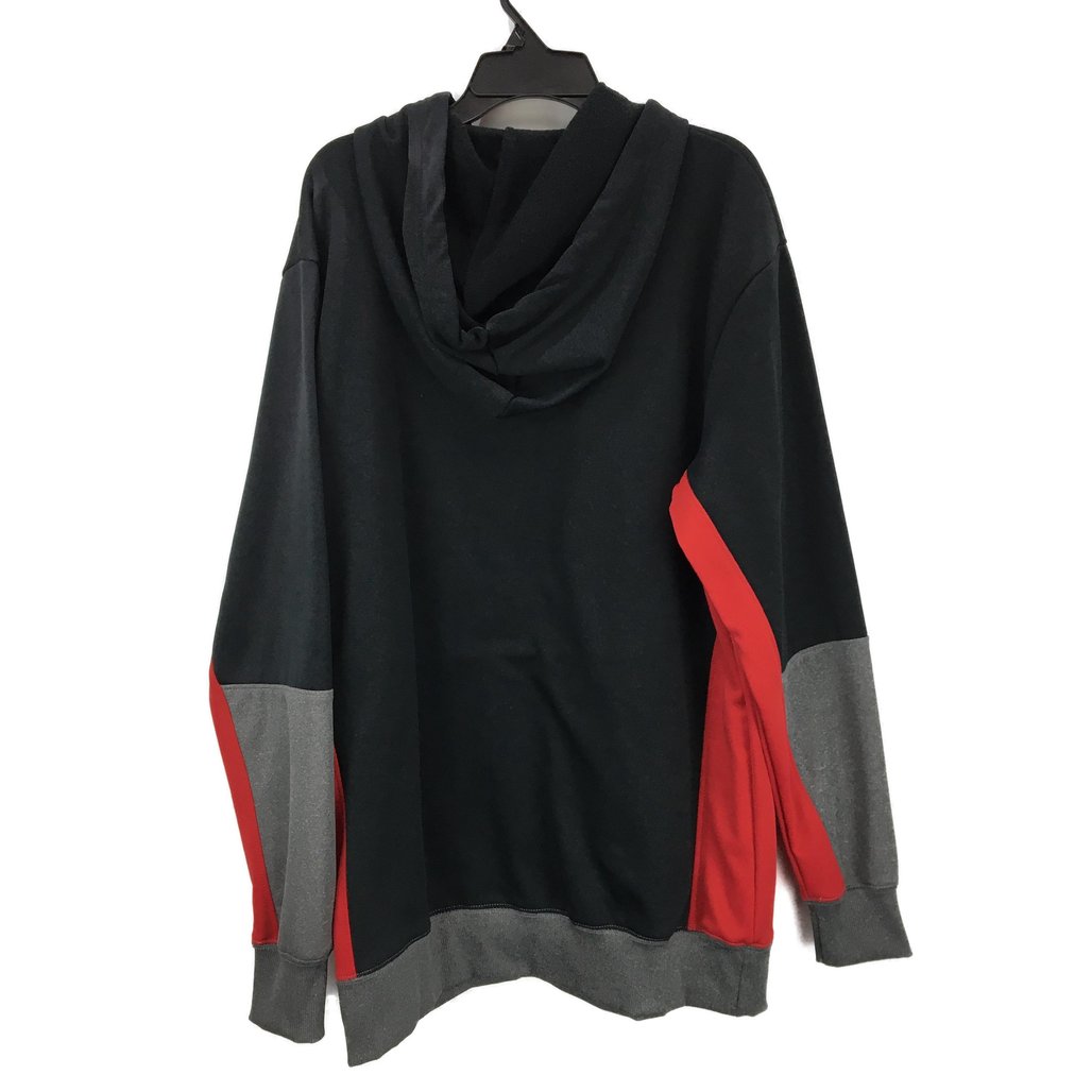 AFL Essendon Bombers Brushed Fleece Premium Black/Grey Hoodie Men Size Small NEW