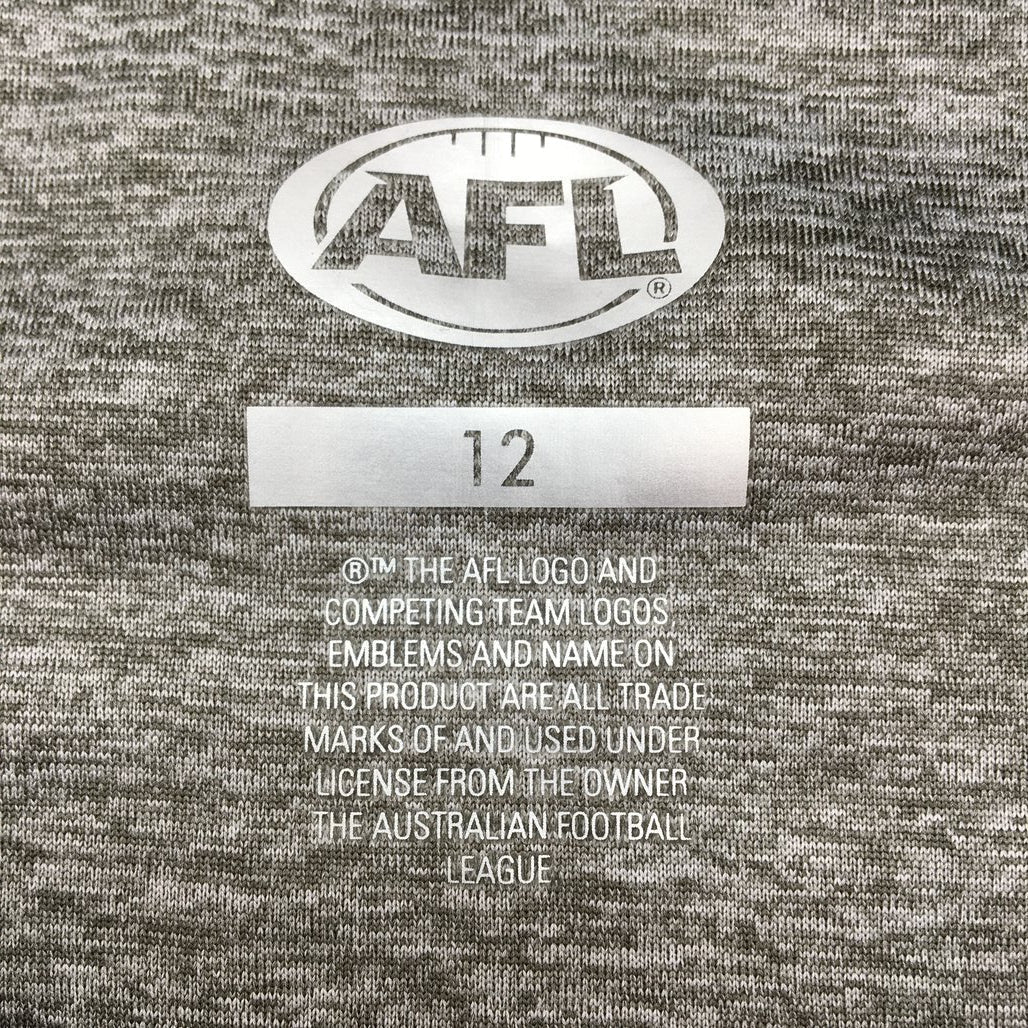 AFL Essendon Bombers Premium Black/Grey Zip Thru Hoodie Ladies Size AU 12 NEW