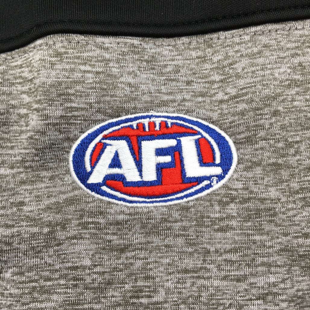 AFL Essendon Bombers Premium Black/Grey Zip Thru Hoodie Ladies Size AU 12 NEW