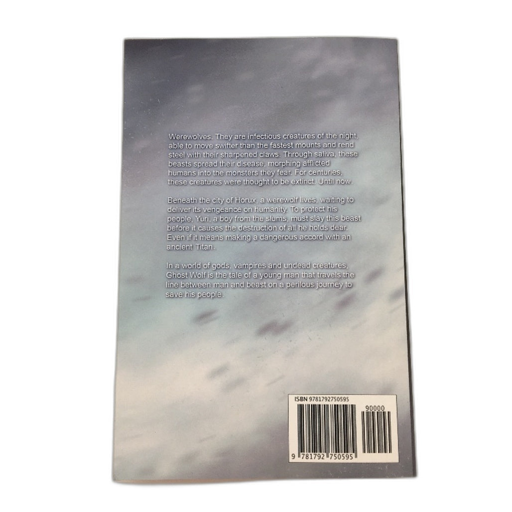 Ghost Wolf Werewolf Fiction Paperback Novel By Brandon Chen NEW