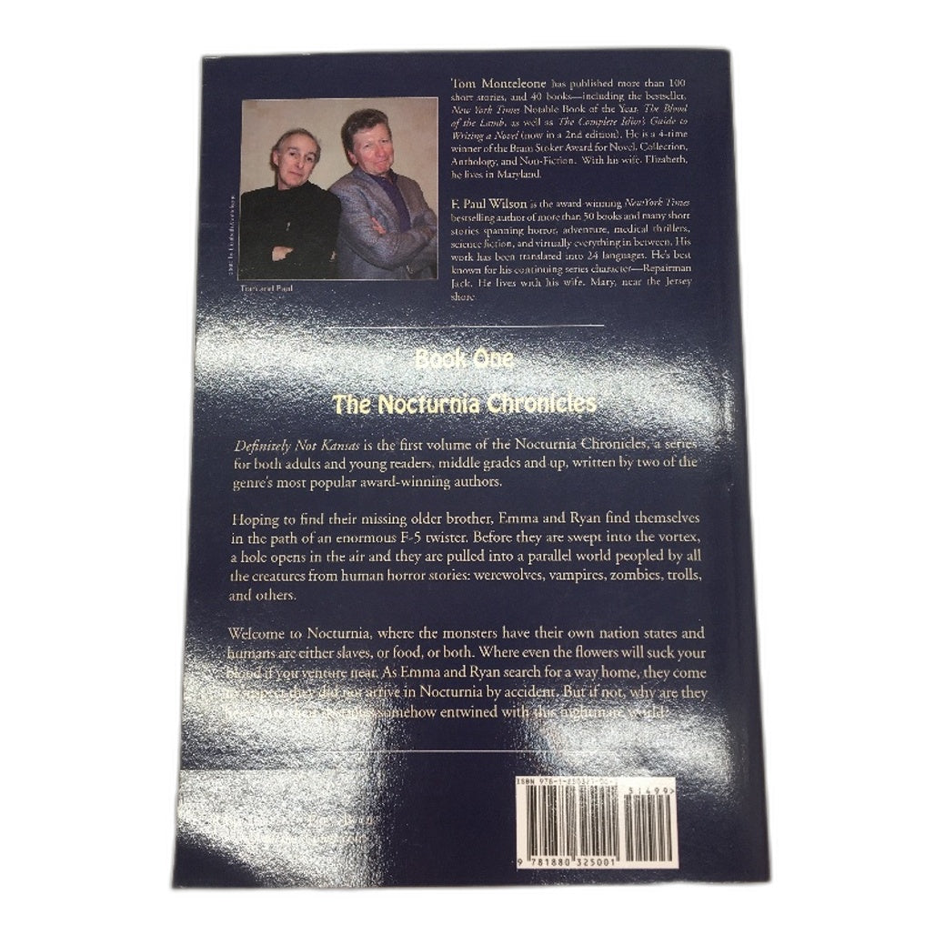 Definetely Not Kansas Book 1 Nocturnia Paperback Novel By Tom Monteleon NEW