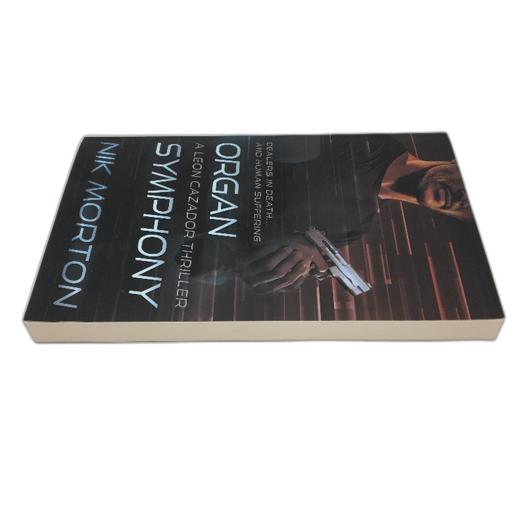 Organ Symphony Leon Cazador Thriller Fiction Paperback Novel By Nik Morton NEW