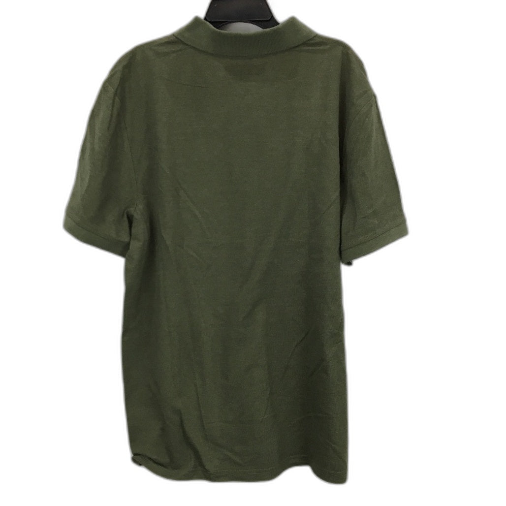 Jeanswest Olive Green Cotton Blend Collared Polo Shirt Mens Size L NEW
