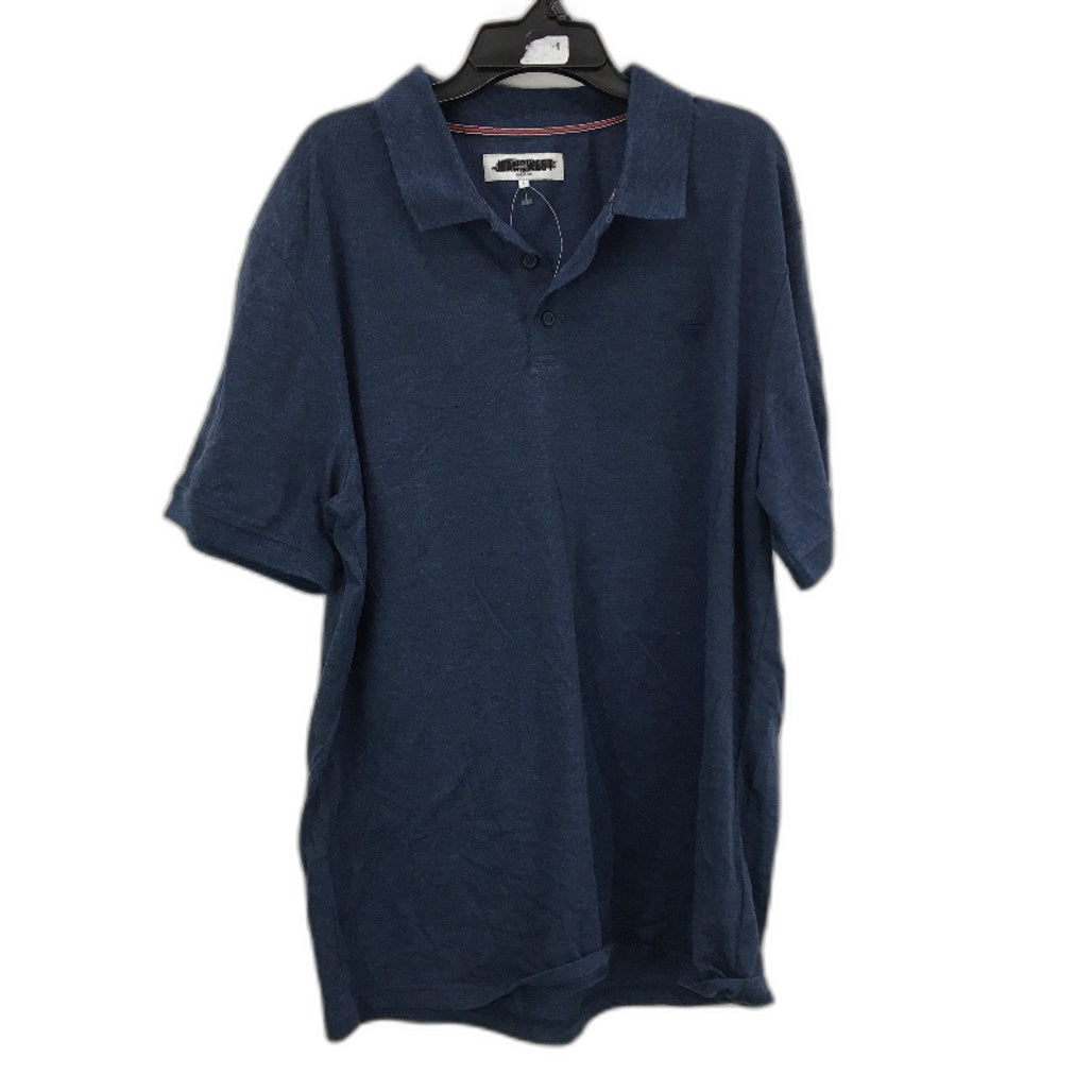 Jeanswest Dark Blue Cotton Blend Collared Polo Shirt Mens Size L NEW
