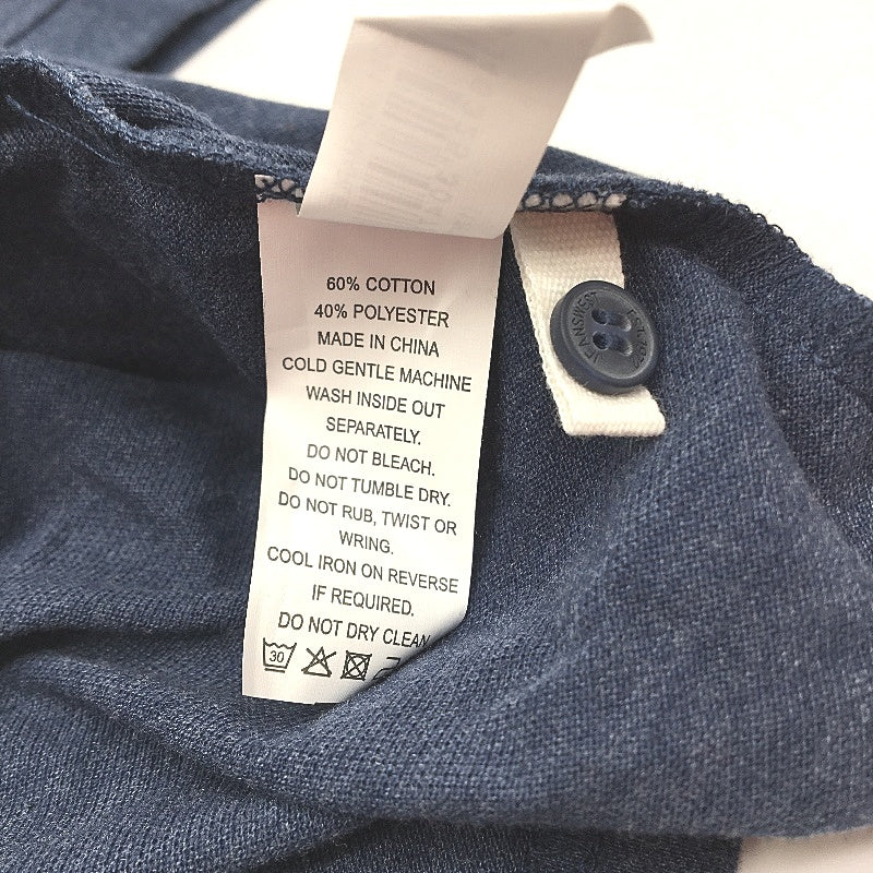 Jeanswest Dark Blue Cotton Blend Collared Polo Shirt Mens Size L NEW