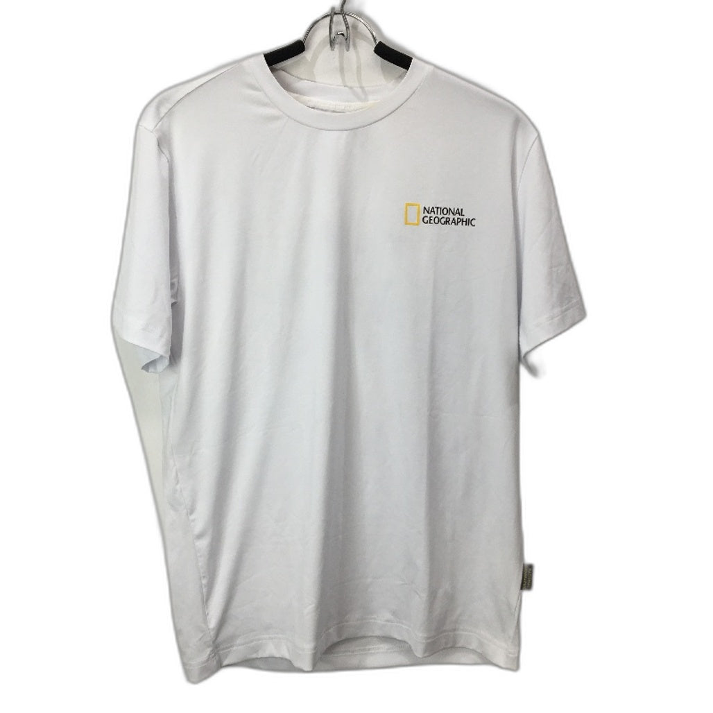 Ex-Display National Geographic Stretch White Activewear Top Mens Size Small NEW