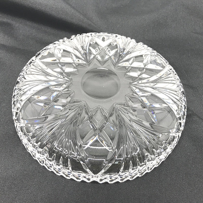 VINTAGE 6 Piece Made IN Germany Crystal Cut Glass Fancy Dish Set
