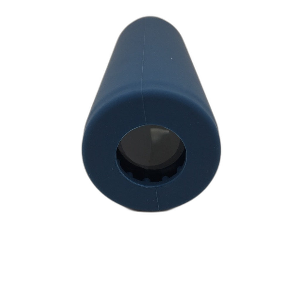 2 Pack Otto Dark Blue Silicone Cover Clear Glass Drink Bottle 550ml Capacity NEW