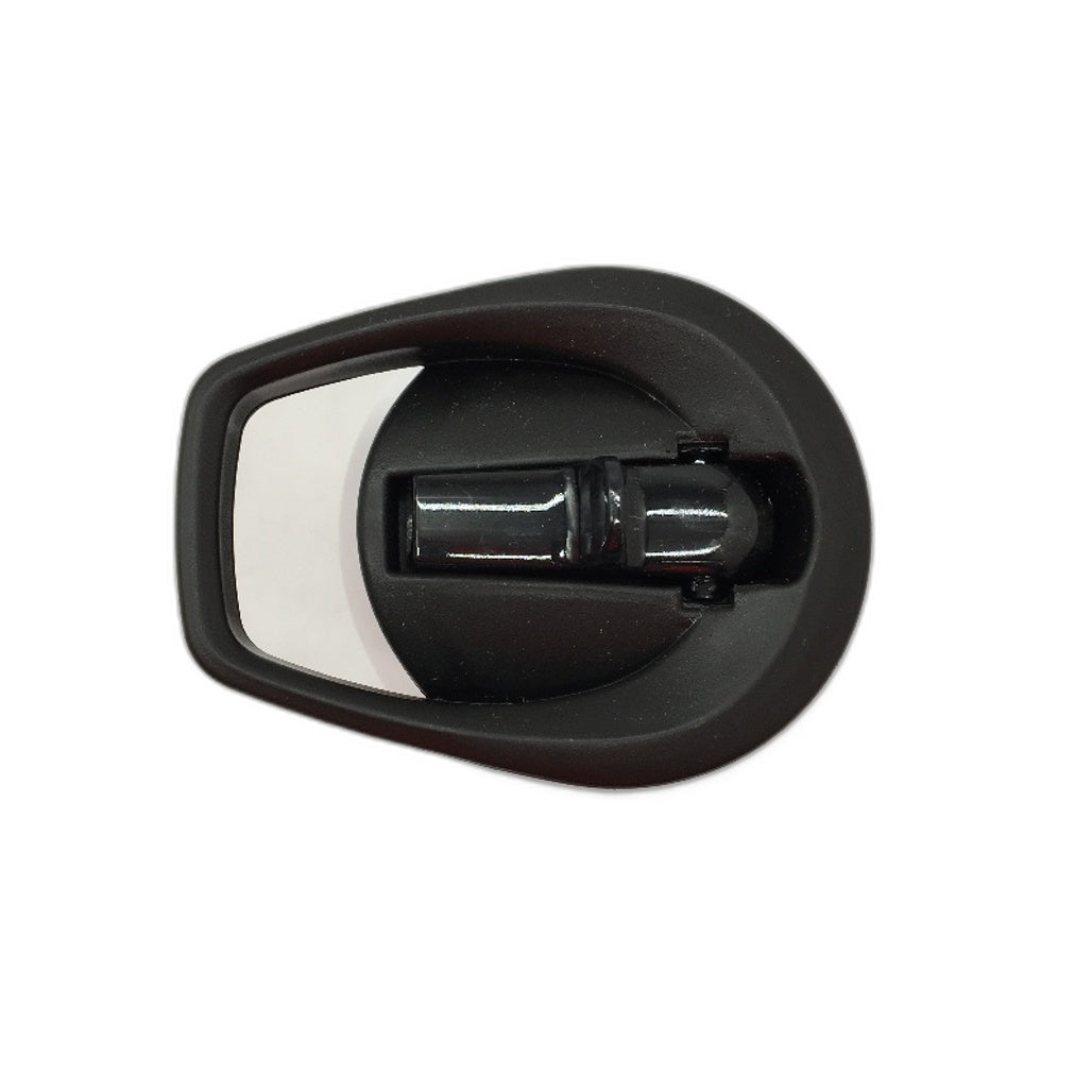 Studymate Clear Sport Theme Drink Bottle Black Lid Removable Silicone Bands NEW