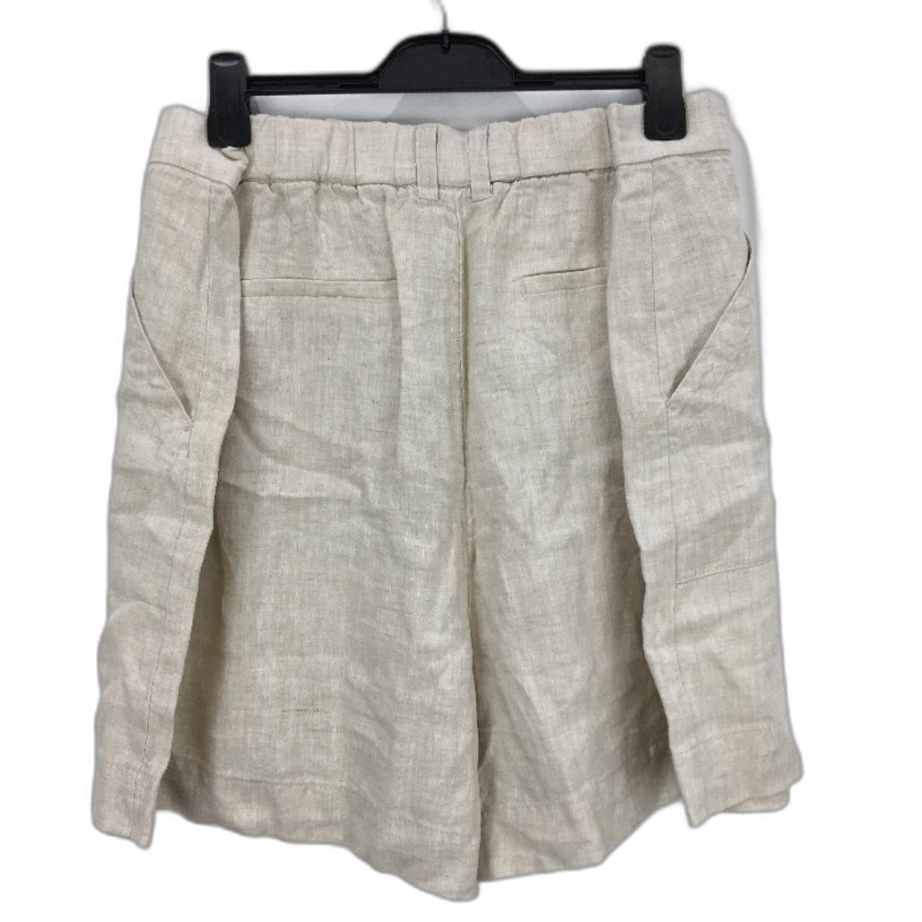 Just Jeans Tan Premium Linen Stretch High Rise Shorts Ladies Size AU 24 NEW