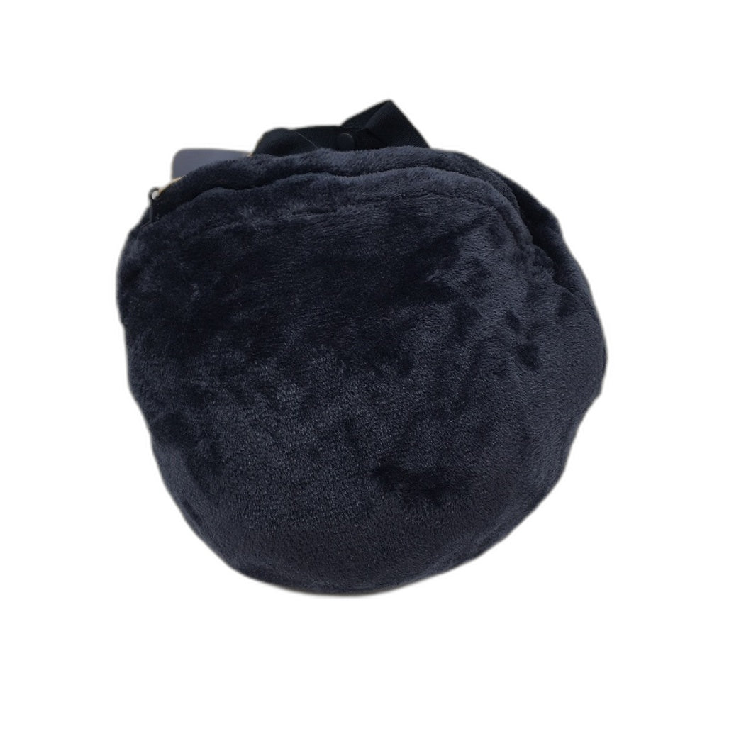 Crane Performance Fluffy Navy Front Pocket Packable Snuggle Hoodie One Size NEW