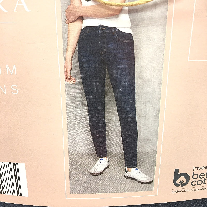 Serra Full Length Cotton Blend Dark Blue Denim Jeans Ladies Size 8 NEW