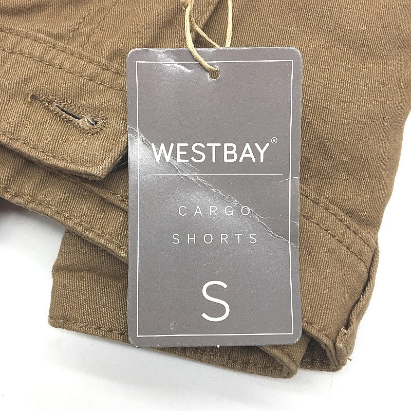Westbay Brown Button Up Cotton Cargo Style Shorts Mens Size S NEW