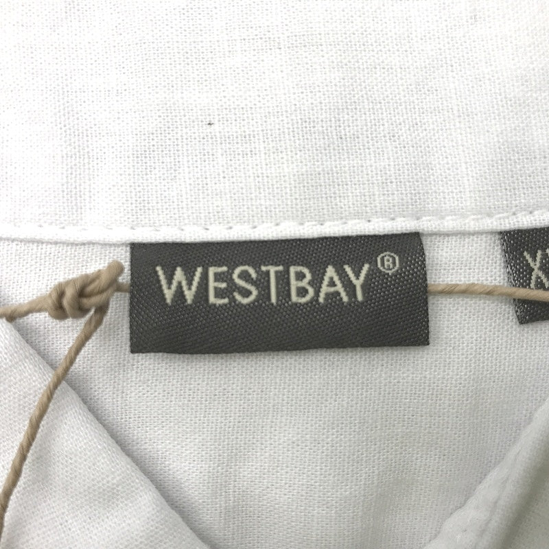 Westbay Light And Cool Linen Blend White Long Sleeve Shirt Mens NEW
