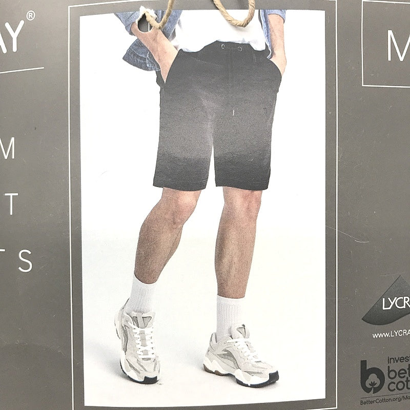 Westbay Black Denim Sweat Shorts Drawstring Mens Size Medium NEW