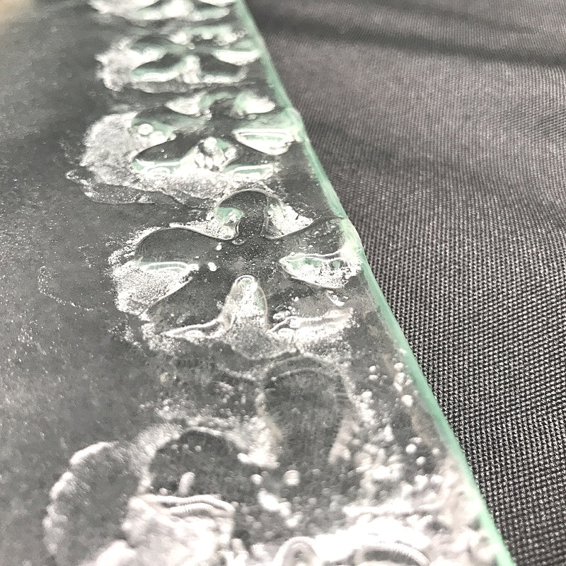 Classique Design 30x25cm Floral Glass Picture Frame Heart Themed