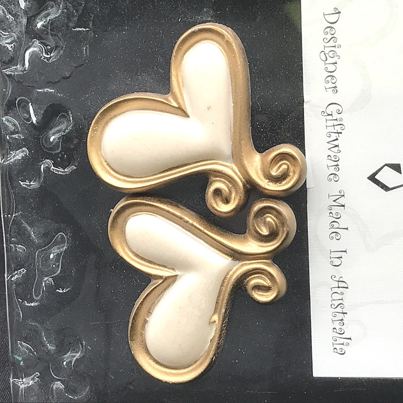 Classique Design 30x25cm Floral Glass Picture Frame Heart Themed