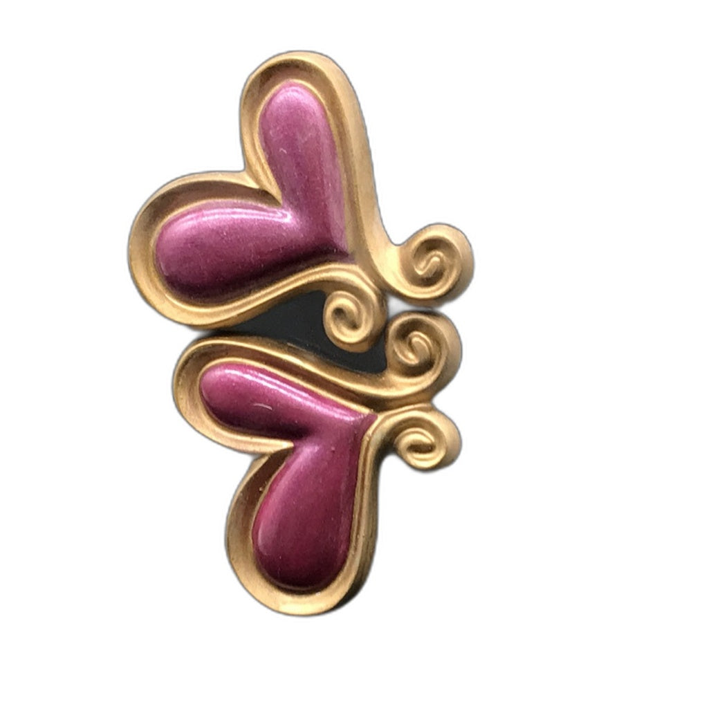 Classique Design 30x25cm Floral Glass Picture Frame Heart Themed