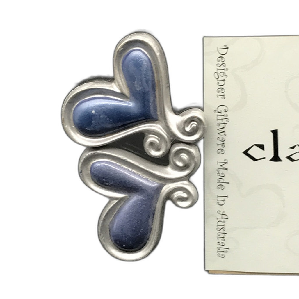 Classique Design 28x22cm Glass Photo Frame Heart Floral Themed