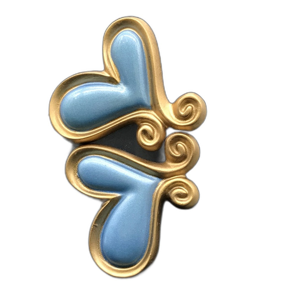 Classique Design 28x22cm Glass Photo Frame Heart Floral Themed