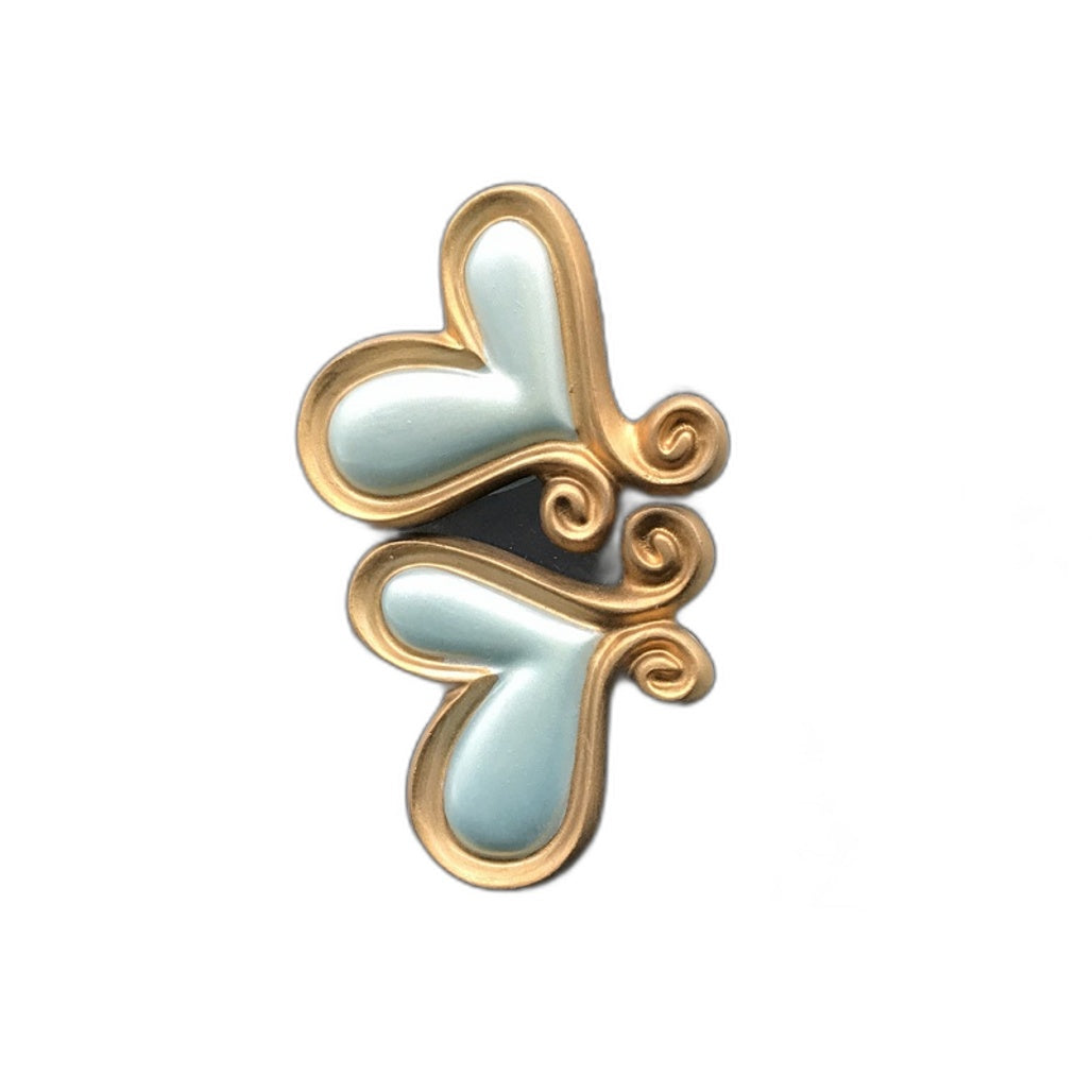 Classique Design 28x22cm Glass Photo Frame Heart Floral Themed