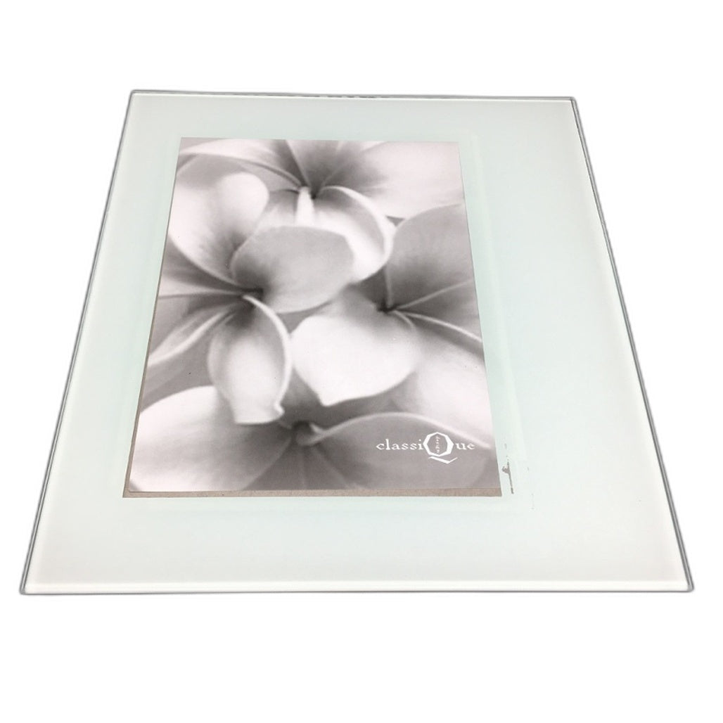 Classique Design Glass Picture Photo Frame Decor with Stand 23cm x 20cm NEW