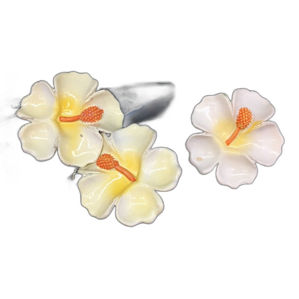 Classique Design 5 Piece Multicoloured Home Decor Glassware Set Floral Theme NEW