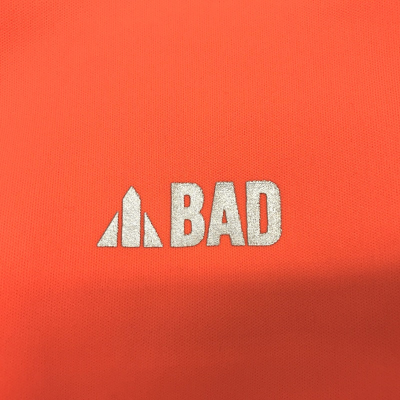 BAD Workwear Orange Fluoro Neon Orange&Grey Zip-Up Hoodie Ladies Size XL