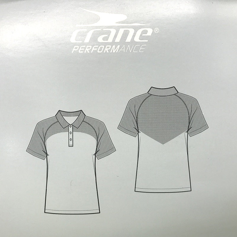 Crane Performance Seamless Moisture Regulating Men's Fitness Polo NEW