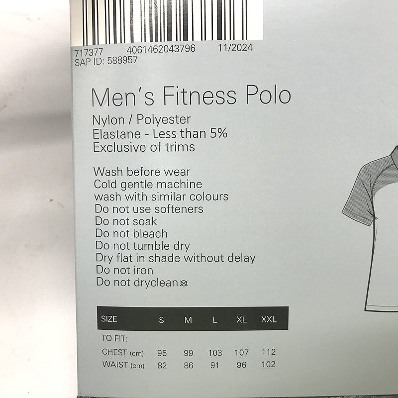 Crane Performance Seamless Moisture Regulating Men's Fitness Polo NEW