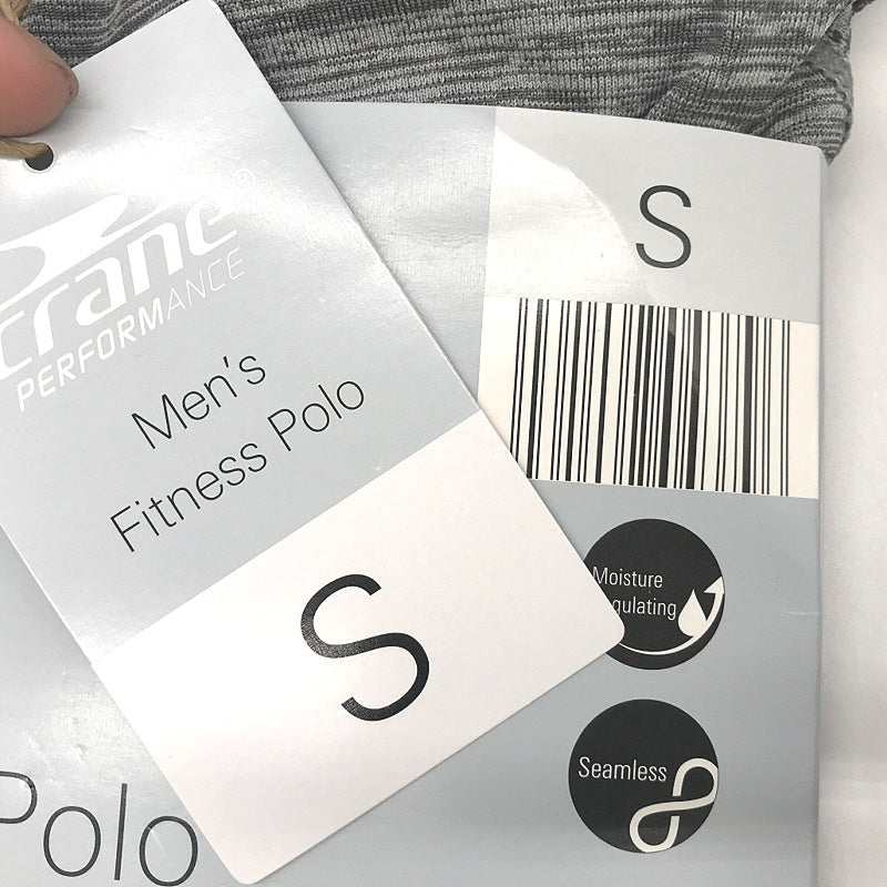 Crane Performance Seamless Moisture Regulating Men's Fitness Polo NEW