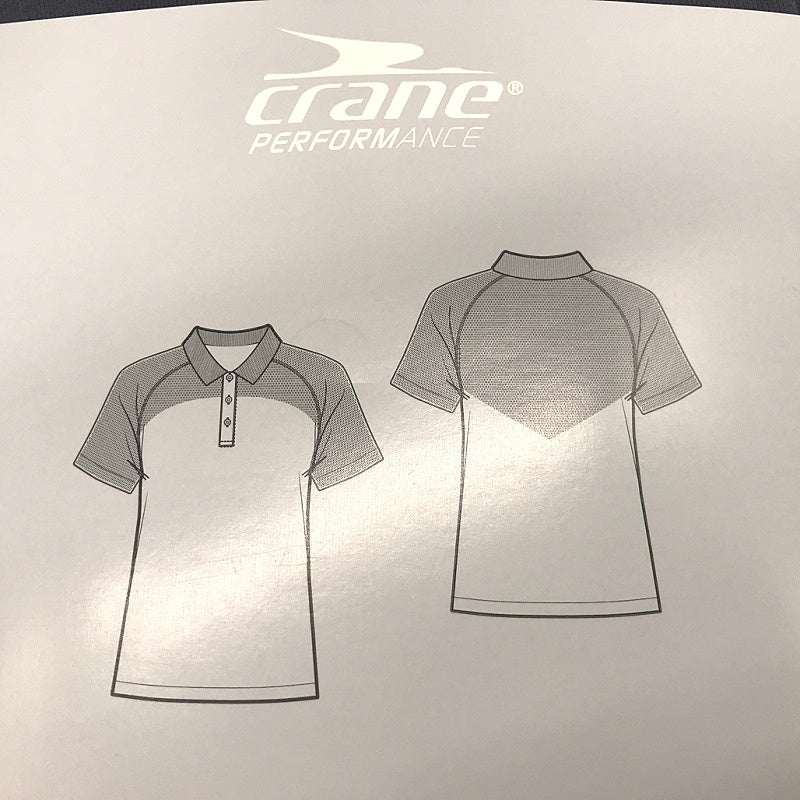 Crane Performance Seamless Moisture Regulating Men's Fitness Polo NEW