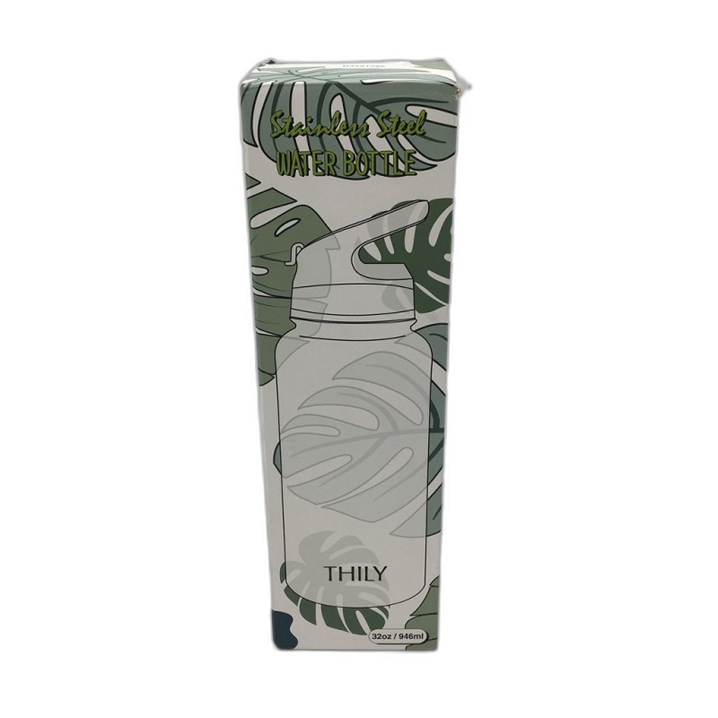 Thily Stainless Steel Insulated Water Bottle 946mL NEW