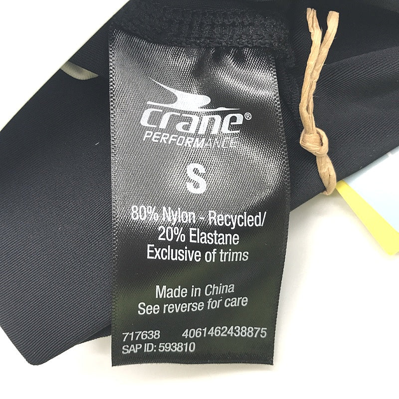 Crane UPF 50 Long Black & White Pattern Sleeve Rash Vest Ladies Size Small NEW