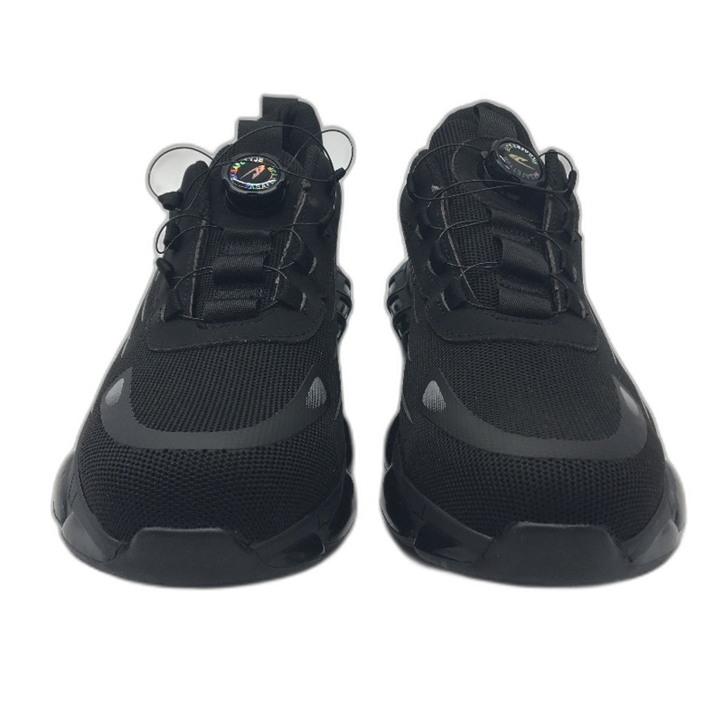 9ksafetyjb Safety Steel Toe Black Dial Lace Work Trainers Unisex Size EU 44 DEMO