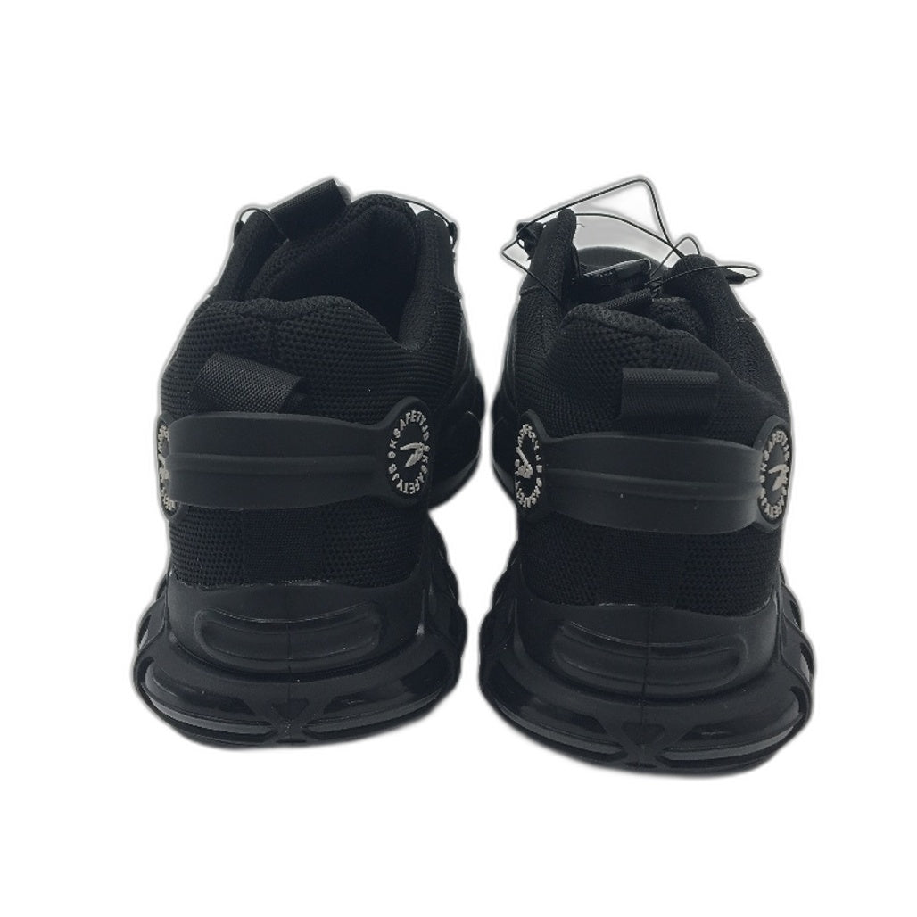 9ksafetyjb Safety Steel Toe Black Dial Lace Work Trainers Unisex Size EU 44 DEMO
