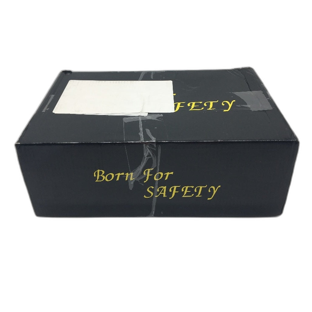 Umburlly Lace Up Black Safety Steel Toed Work Shoes Mens Size EU 40 DEMO